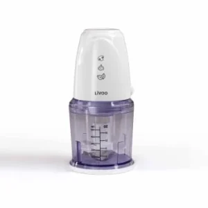 LIVOO Hachoir électrique Multifonction En Acier Inoxydable Rouge 16