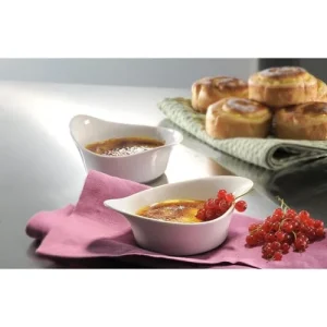 GEFU Lot De 2 Ramequin Pour Crème Brûlée En Porcelaine Blanc 10