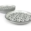 Becquet Lot De 4 Assiettes à Dessert En Céramique Blanc 10