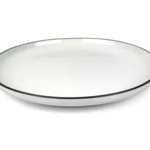 Becquet Lot De 4 Assiettes Plates En Céramique Blanc 7
