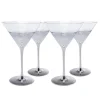 Kare Design Lot De 4 – Verre à Cocktail En Verre Argenté 13
