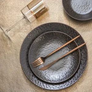 Table Passion Lot De 6 Assiettes à Dessert 21 Cm En Faïence Marron 6
