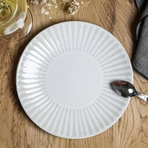 Table Passion Lot De 6 Assiettes à Dessert 21 Cm En Grès Blanc 6