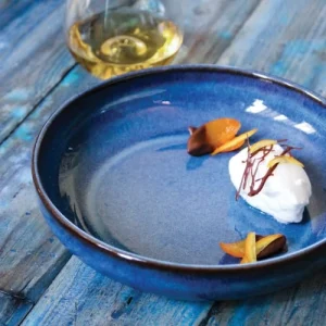 Table Passion Lot De 6 Assiettes à Dessert Cobalt 22 Cm En Grès Bleu 9