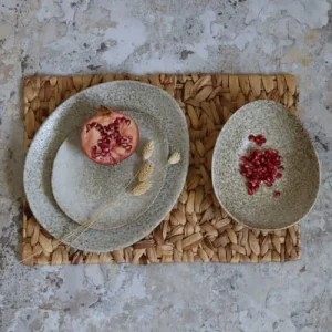 Novastyl Lot De 6 Assiettes à Dessert En Grès 19,5cm 12