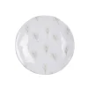 Table Passion Lot De 6 Assiettes à Dessert Hawaï Vert 23 Cm En Grès Blanc 7