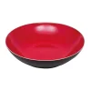 Table Passion Lot De 6 Assiettes Creuse 21 Cm En Grès Rouge 19