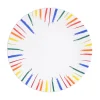 Little Marcel Lot De 6 Assiettes Plate 27,5 Cm En Grès Multicolore 19