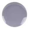 Table Passion Lot De 6 Assiettes Plate 27 Cm En Grès Gris 22