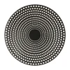 Table Passion Lot De 6 Assiettes Plate 27 Cm En Grès Noir 11