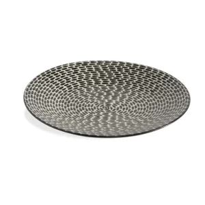 Table Passion Lot De 6 Assiettes Plate 27 Cm En Grès Noir 6