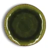 OGO Living Lot De 6 Assiettes Plates En Grès Vert 27,5cm 7