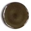 OGO Living Lot De 6 Assiettes Plates En Grès Vert 27,5cm 8