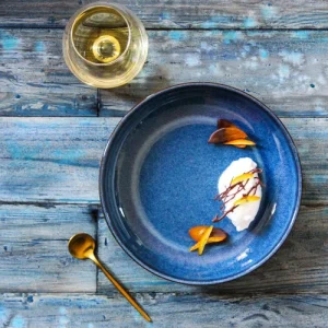 Table Passion Lot De 6 Coupelle Cobalt 12 Cm En Grès Bleu 9