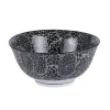 Table Passion Lot De 6 Coupelle Evasée 9,5 Cm En Porcelaine Noir 22