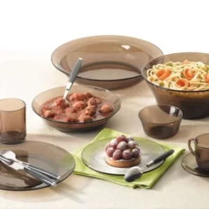 Duralex Lot De 6-Coupelle Tulipe 25cl En Verre Trempé Teinté Sepia 9