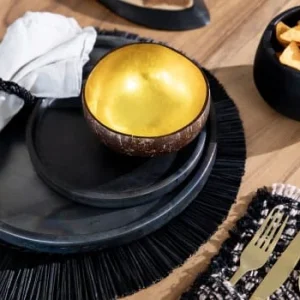 Bazar Bizar Petite Assiette En Terracotta Noir 10