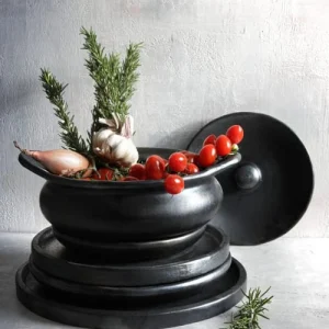 Bazar Bizar Petite Assiette En Terracotta Noire 14