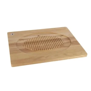 Masterclass Planche à Découper à Pointe En Caoutchouc Et Bois Marron 10