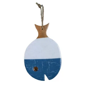 Sensei Maison Planche à Découper Décorative 25 Cm Bleu 25x16x3 Cm 10