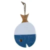 Sensei Maison Planche à Découper Décorative 25 Cm Bleu 25x16x3 Cm 5