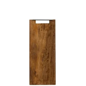 LANADECO Planche à Découper Longue Bois Marron L50cm 6