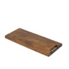 LANADECO Planche à Découper Longue Bois Marron L50cm 5