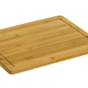 Wadiga Planche à Découper Rectangulaire Avec Rainure En Bambou 35×27.5cm 9