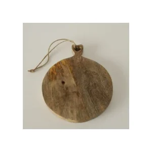 Wadiga Planche à Découper Ronde En Bois De Manguier – Diamètre 23cm 13