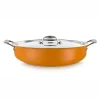 Pujadas Plat à Paella Avec Couvercle Ø 32cm Jaune 8