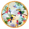 Les Jardins De La Comtesse Plat De Service Rond En Mélamine Imprimé De Toucans 16