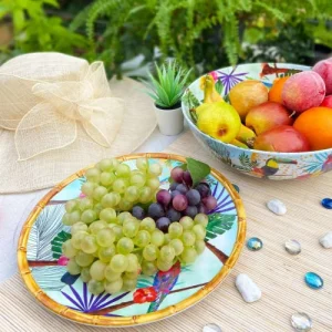 Les Jardins De La Comtesse Plat De Service Rond En Mélamine Imprimé De Toucans 9