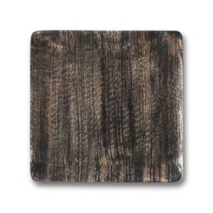 Zago Plat Décoratif Carré En Bois De Manguier 21 Cm 13