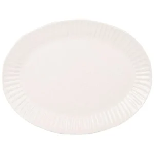 Maisons Du Monde Plat Oval En Porcelaine Grise 6