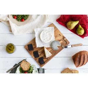 LIVOO Plateau à Fromage En Acacia En Bois Marron 9