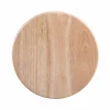LIVOO Plateau à Fromage Pivotant En Bois Beige 19