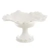 Blanc Mariclo Plateau Andrea En Céramique Blanche H15 5