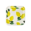 ALL THE WAYS TO SAY Plateau Carré Motif Citron En Bois 32cm 8