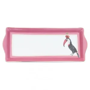 Yvonne Ellen Plateau En Porcelaine Toucan 34x15cm 6
