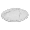 L2G Plateau Rond Blanc Imitation Marbre Ø285 Mm 20