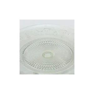 Wadiga Présentoir à Gâteau Sur Pied Rond En Verre 25x25x7cm 16
