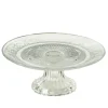 Wadiga Présentoir à Gâteau Sur Pied Rond En Verre 7,5×7,5x18cm 22