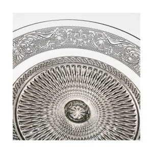 Wadiga Présentoir à Gâteau / Tarte Sur Pied Rond En Verre Romance – 25x25x8cm 11
