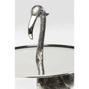 Kare Design Présentoir à Gâteaux 2 Niveaux Flamant Rose En Alu 13
