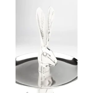 Kare Design Présentoir à Gâteaux 2 Niveaux Lapin En Alu 13