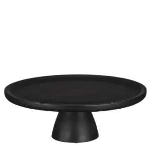 Mica Decorations Présentoir à Gâteaux En Bois Noir D30 18