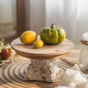 Mathi Design Présentoir De Table En Bois Blanc 9