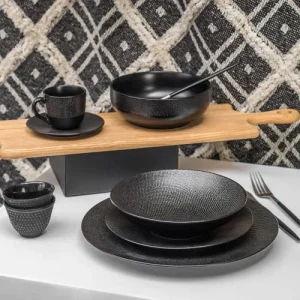 Table Passion Saladier 24 Cm En Grès Noir 6