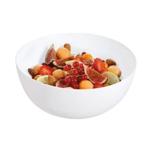 Luminarc Saladier Blanc Verre Opale Extra Résistant D21cm 8