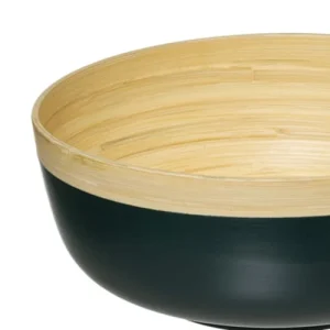 Five Simply Smart Saladier En Bambou Bicolore Bois Et Bleu Pétrole – 30cm 7
